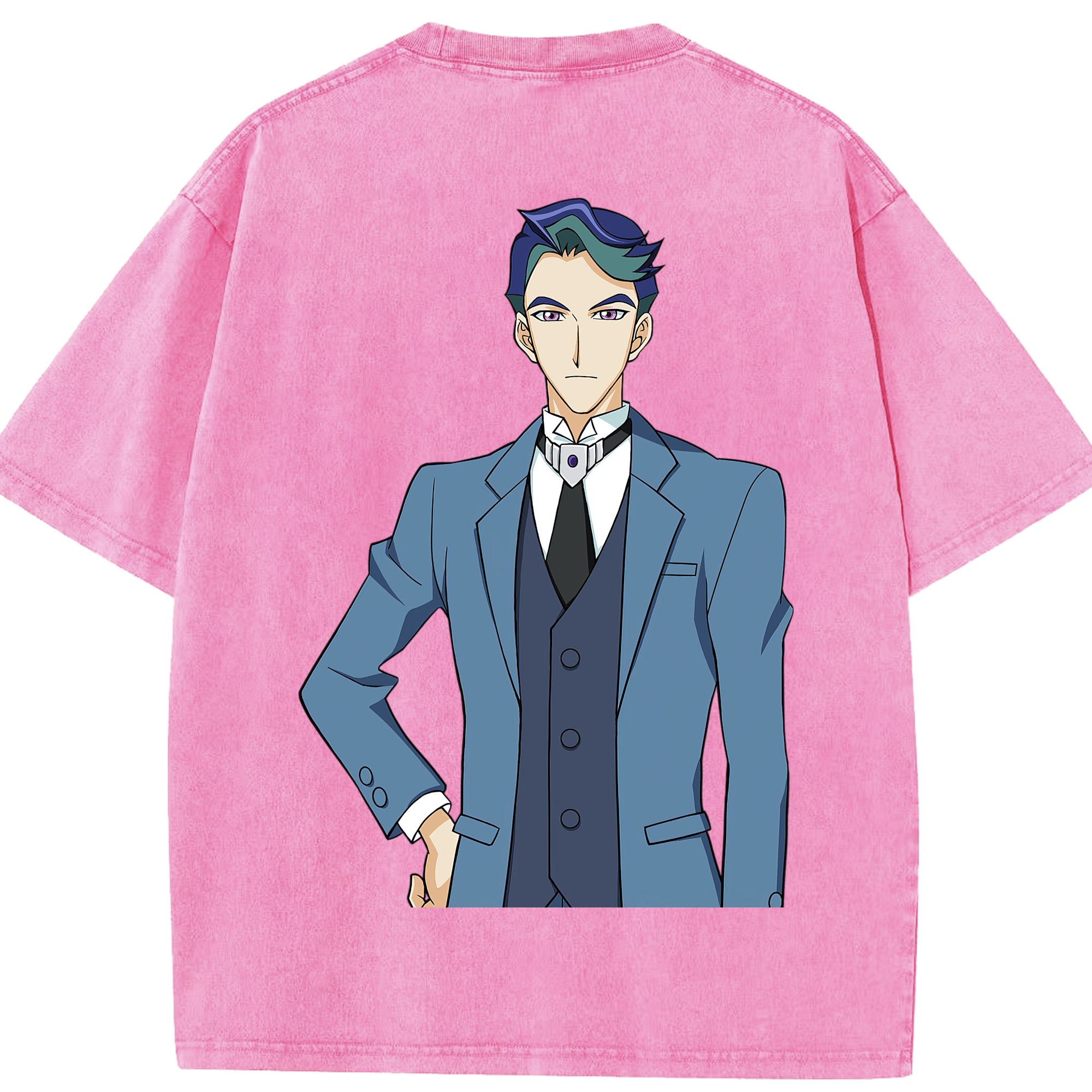 （画像用） 遊☆戯☆王 Yu-Gi-Oh! 綿100% ヴィンテージ風 半袖Tシャツ（背面プリント）